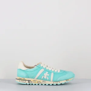 Sneakers toile bleu turquoise - LUCYD 7408