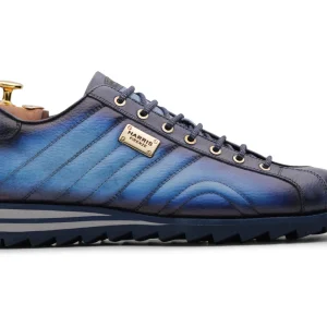 Baskets en cuir souple