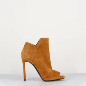 Bottines open-toe à talons camel 400 - GreyMer