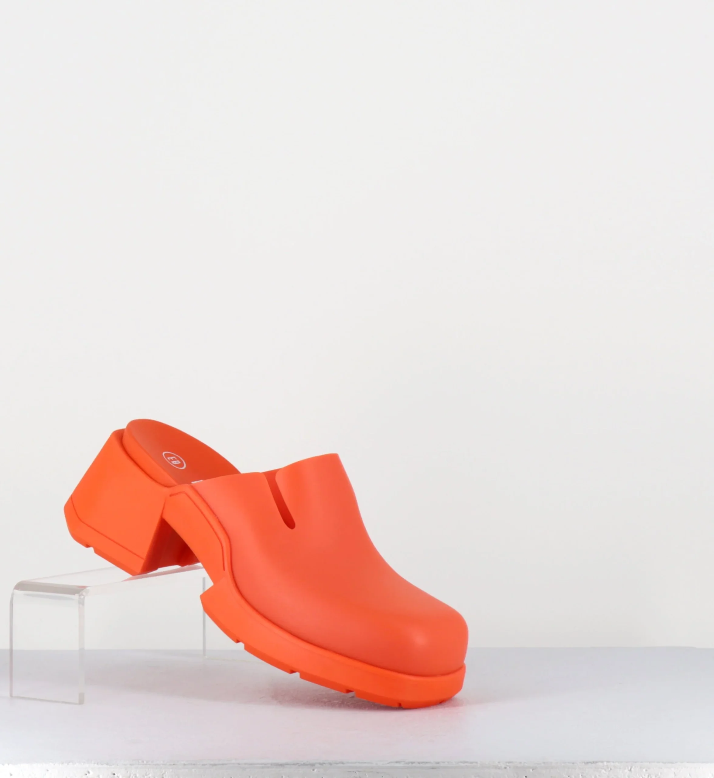90s orange rubber clogs - BLISSA ORANGE MULES – Image 7