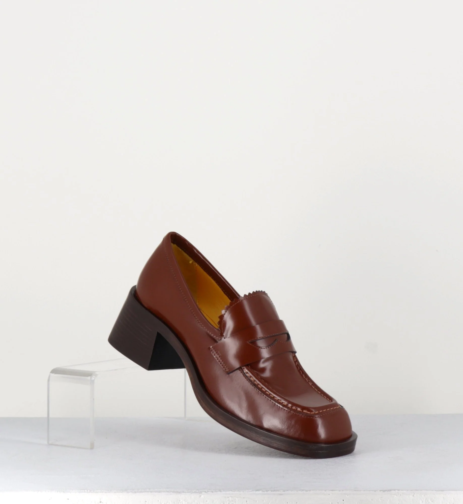 Mocassins en cuir marron - R271M MOUSSE CUOIO – Image 8