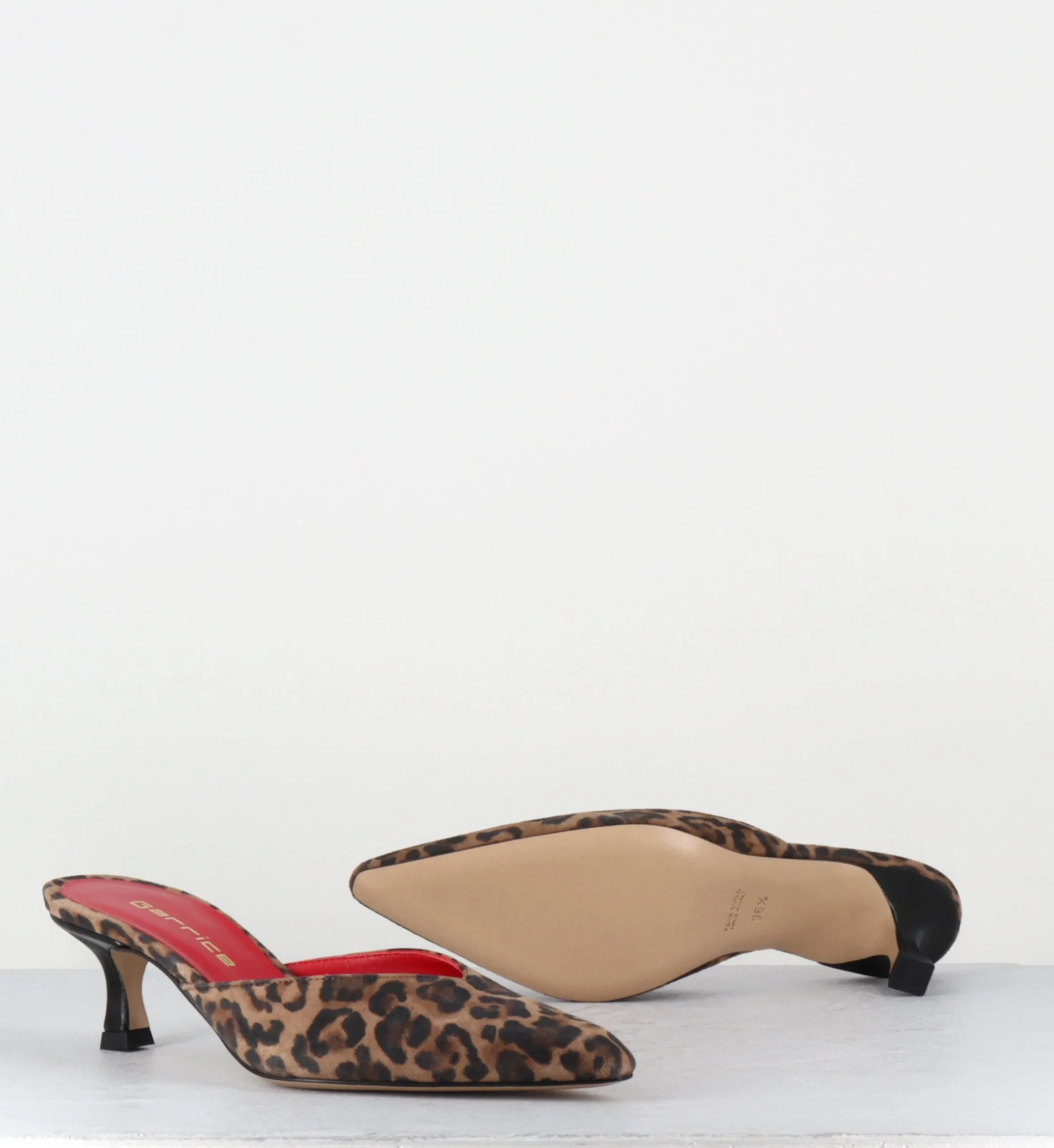 Mules bout pointu petit talon léopard - STONE CAM LEOPARDO – Image 8