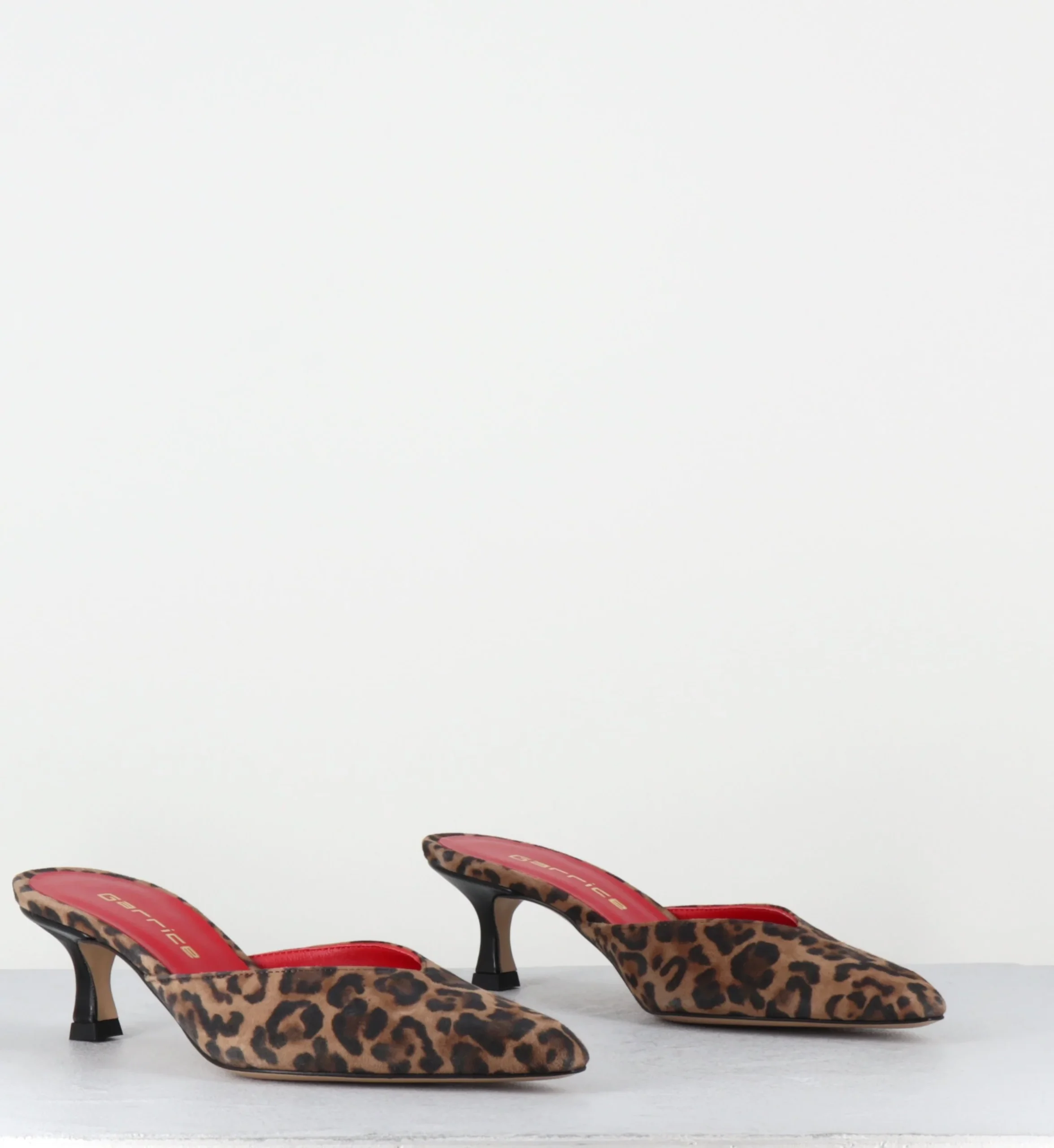 Mules bout pointu petit talon léopard - STONE CAM LEOPARDO – Image 3