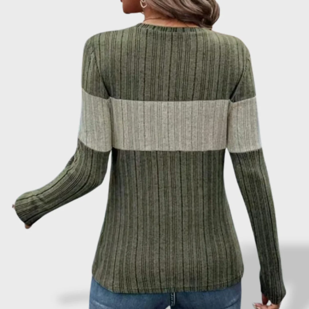 Pull Décontracté en Maille pour Femme Jade – Image 6