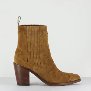 Santiag en daim Camel Sartore - SR3265