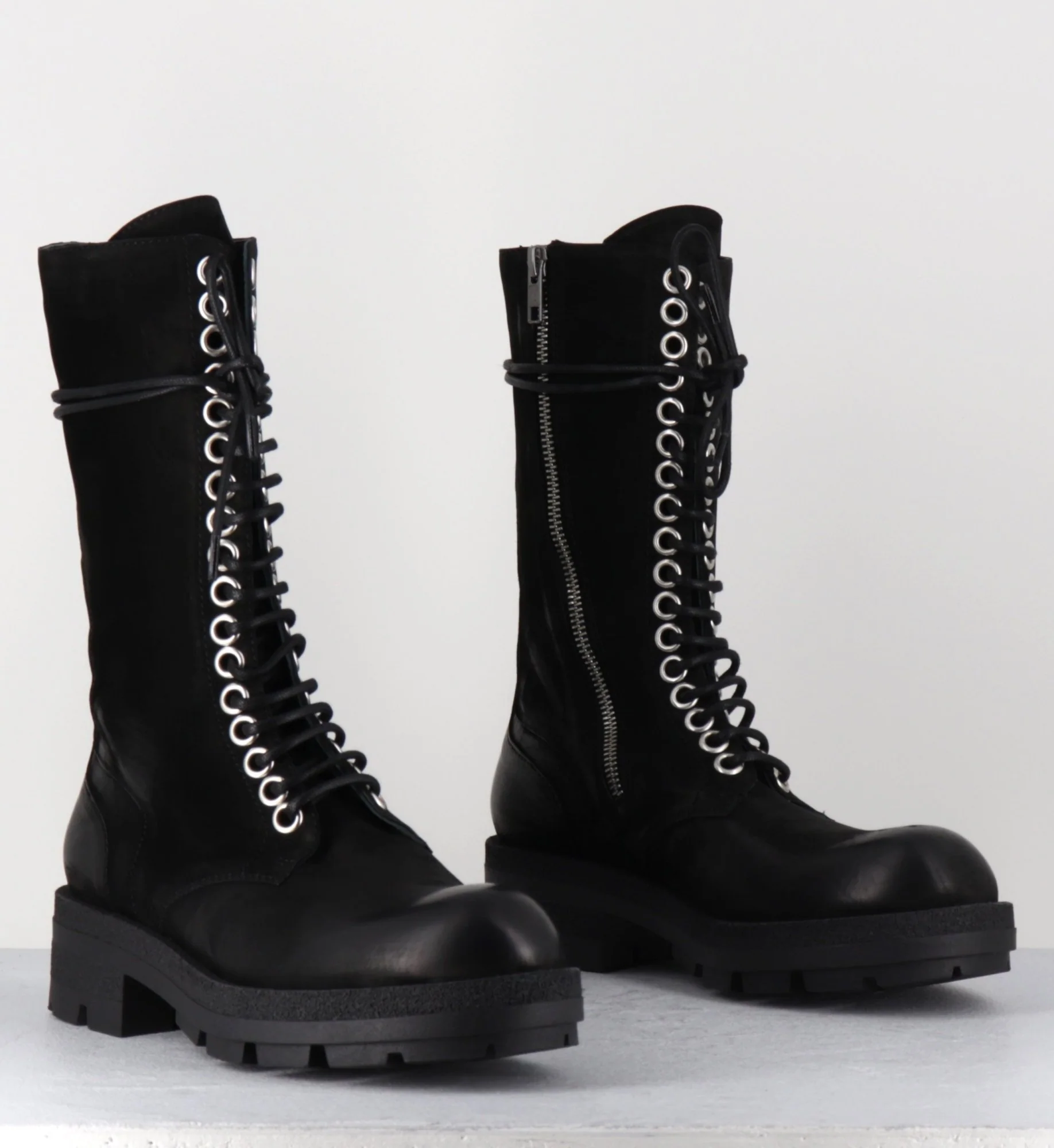Rangers hautes nubuck noir - BRAND KATHY NERO – Image 6