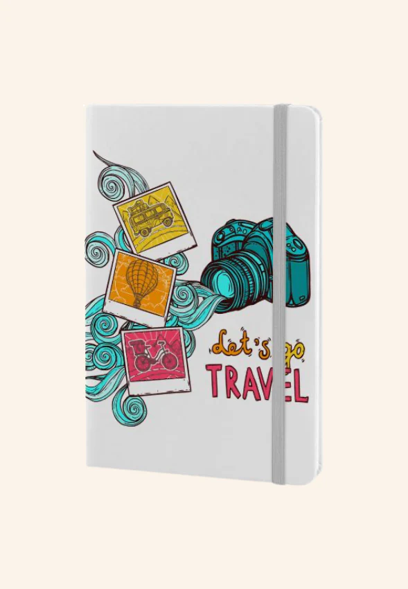 Cahier A5 96 pages fermeture élastique Luriane – Image 3