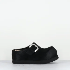 Sabots poulain noir à plateforme - M6872 HORSY NERO