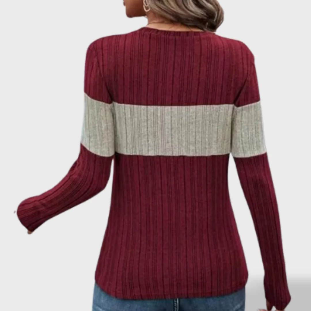 Pull Décontracté en Maille pour Femme Jade – Image 3