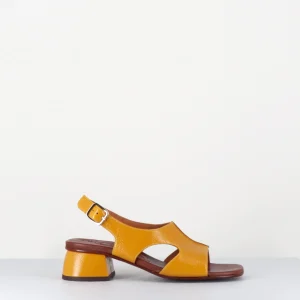 Sandales petit talon naplak jaune - QUI-QUIANA44 FERRARI SUN