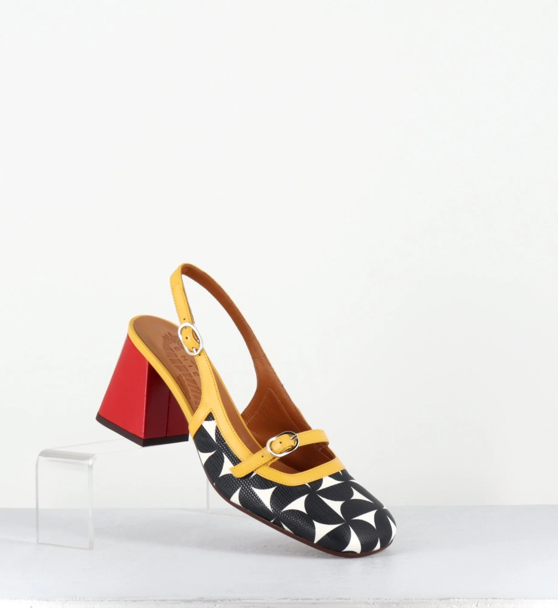 Babies slingback motif psychédélique talon rouge - SUNAMI SOFTY SUN – Image 4
