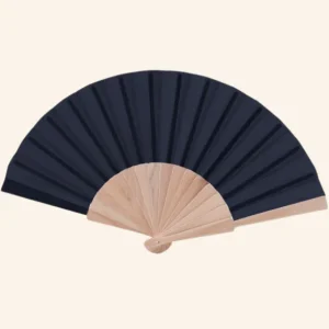 Éventail en bois naturel 23cm Marjane