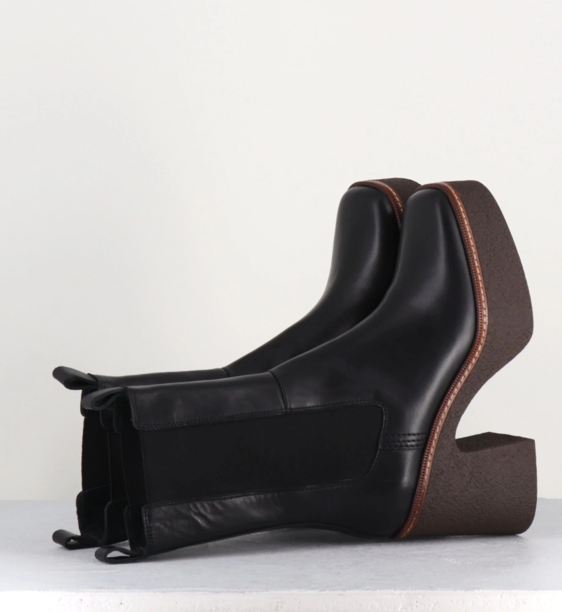 70's platforms boots à élastiques - CARLA21 NERO – Image 7