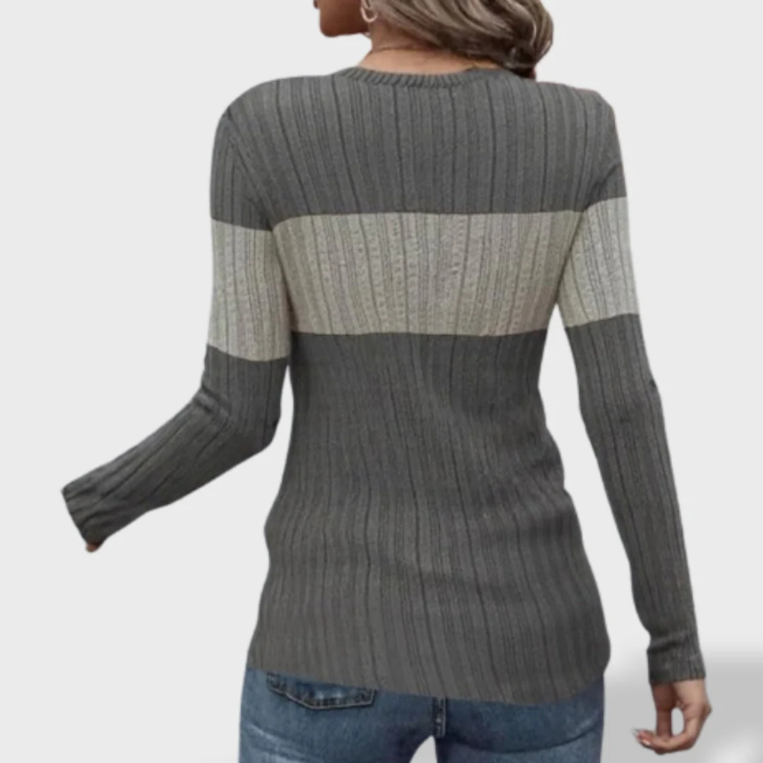 Pull Décontracté en Maille pour Femme Jade – Image 4