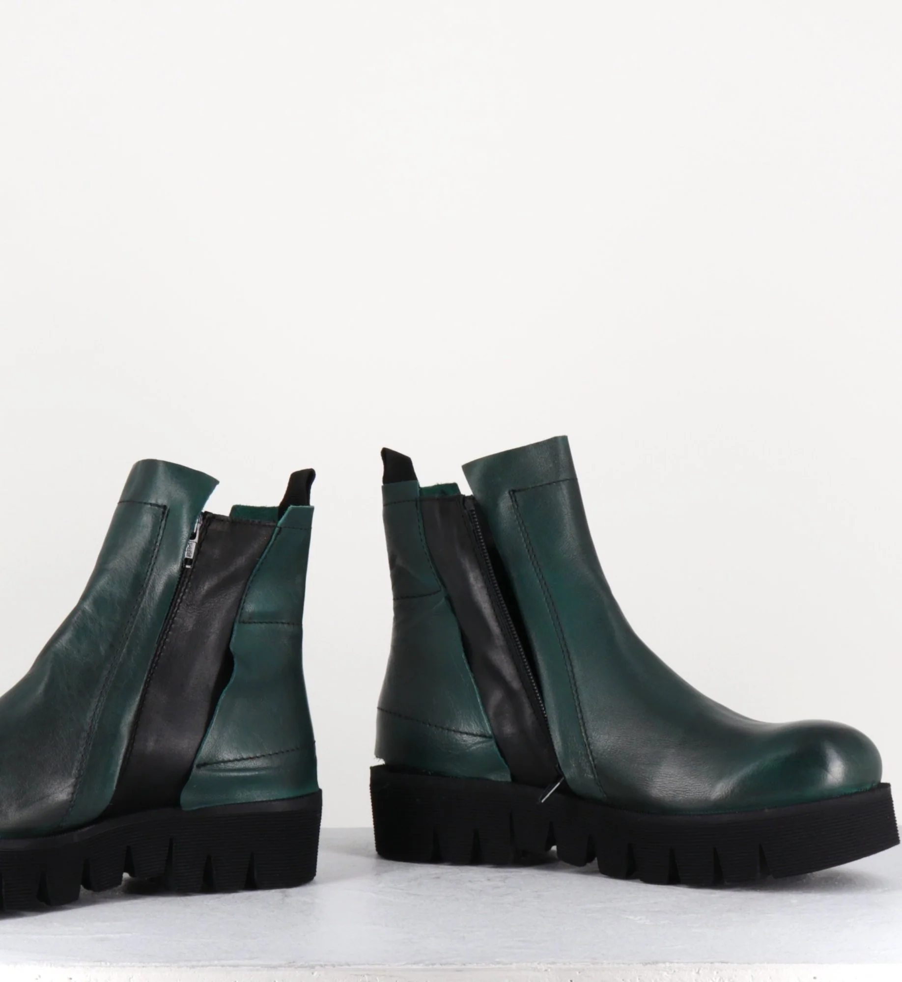 Boots légères en cuir vert - CHILO SUAVE ATLANTICK – Image 8