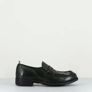 Mocassins en cuir vert semelle souple - CALIXTE 020 DEPHT