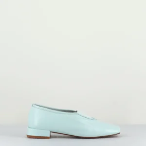 Chaussures bout carré en cuir bleu ciel - GILLIAN TWEEDIA