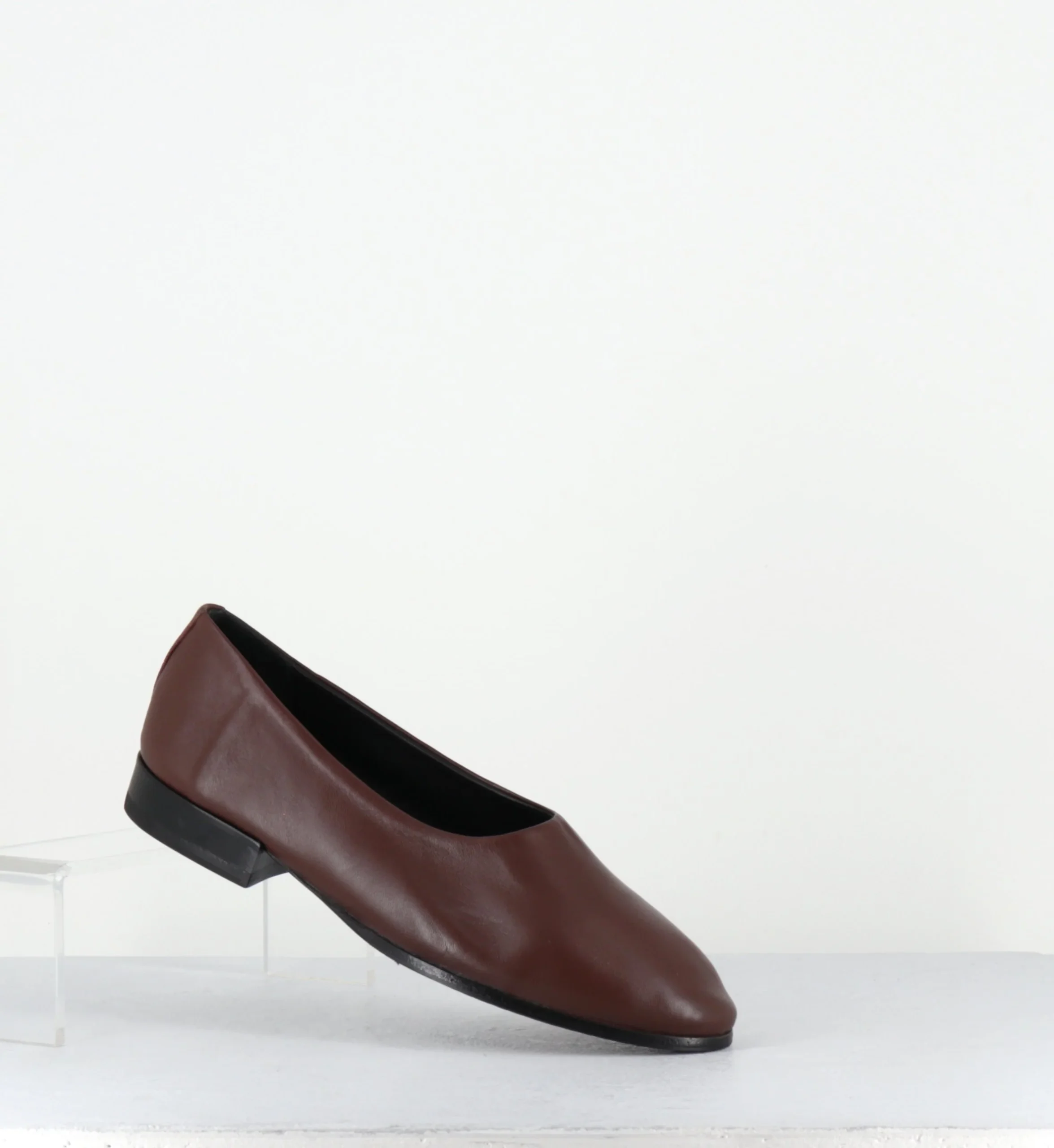 Ballerines japonaises en cuir marron souple - PAMPUM NAPPA SIGARO – Image 7