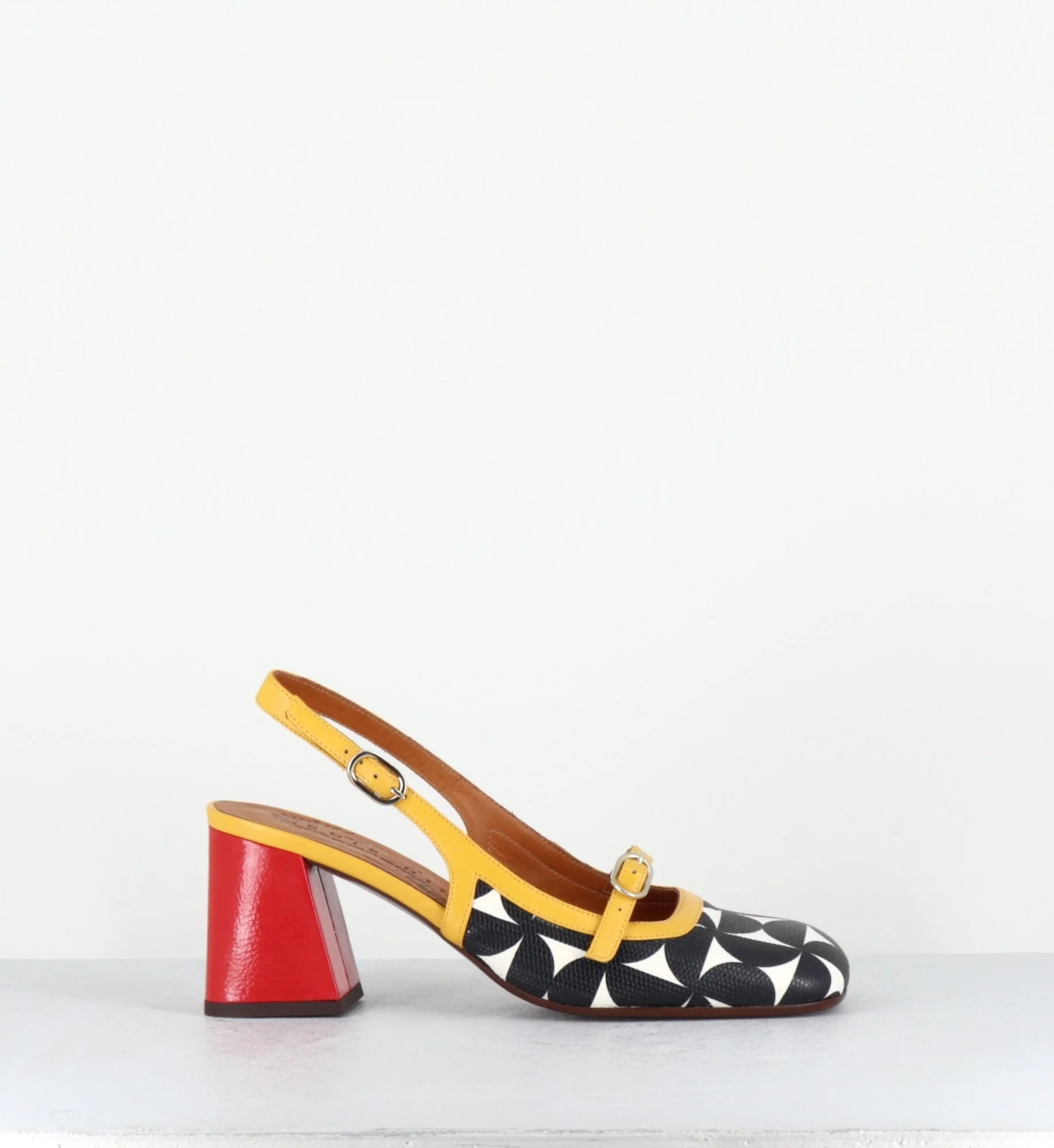 Babies slingback motif psychédélique talon rouge - SUNAMI SOFTY SUN – Image 2