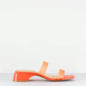 Hamuera Orange Fluro Vinyl Sandals