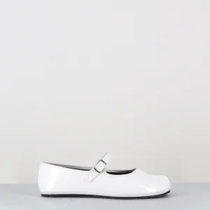 Tabi Mary-Jane vernis blanc - TABI MJ PATENT WHITE
