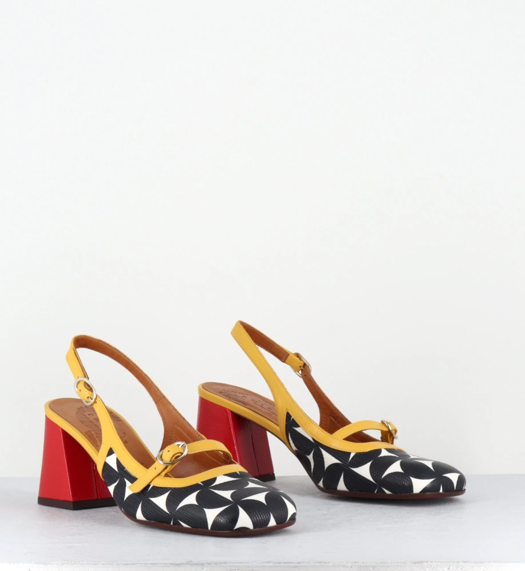 Babies slingback motif psychédélique talon rouge - SUNAMI SOFTY SUN – Image 8