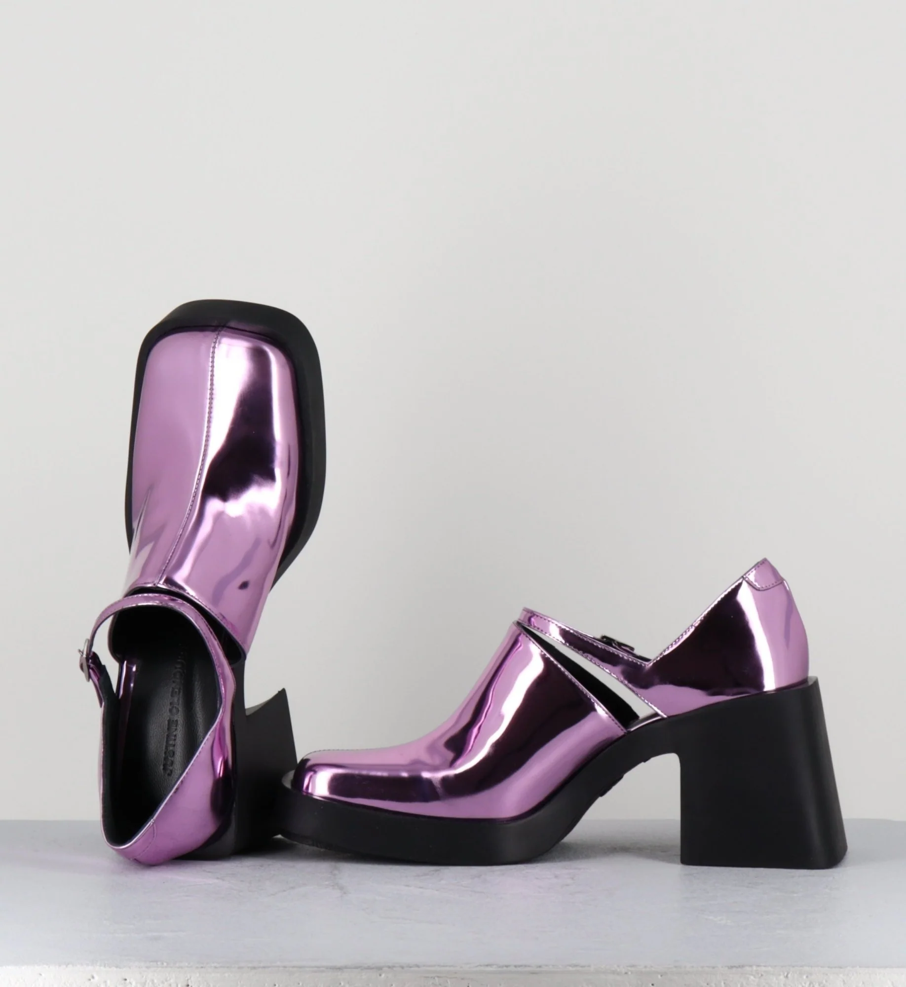 90s Mary-Jane miroir rose - KIM METALLIC PINK – Image 7