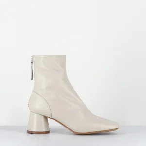 Boots en cuir souple blanc cassé - CALA26 KID ROCCIA