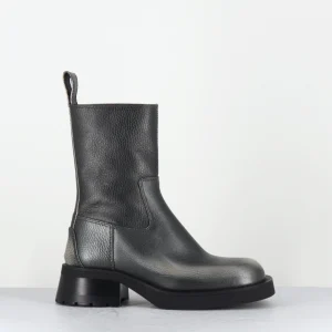 Boots bout carré argent brossé - YOLANDA BRUSH SILVER