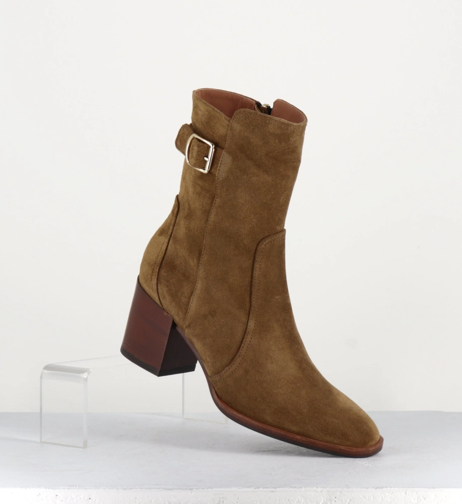 Boots en daim camel - 2525 MOUTARDE – Image 5