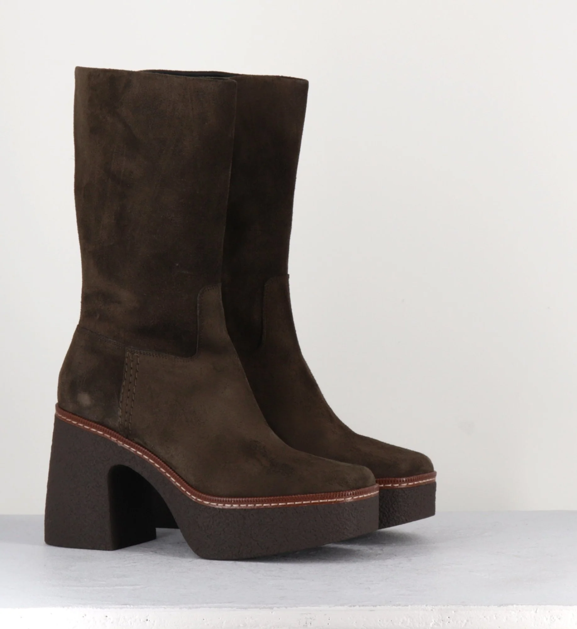 70s Platforms Boots - CARLA21 HIGH FANGO – Image 3
