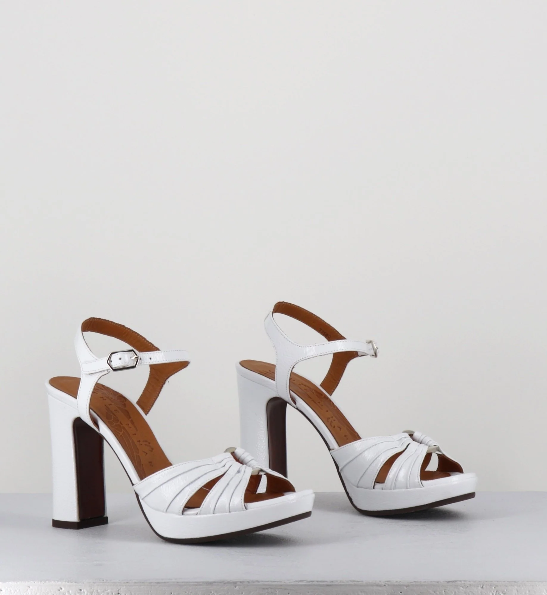 Sandales talon haut naplak blanc - CHIVA FERRARI BLANCO – Image 8