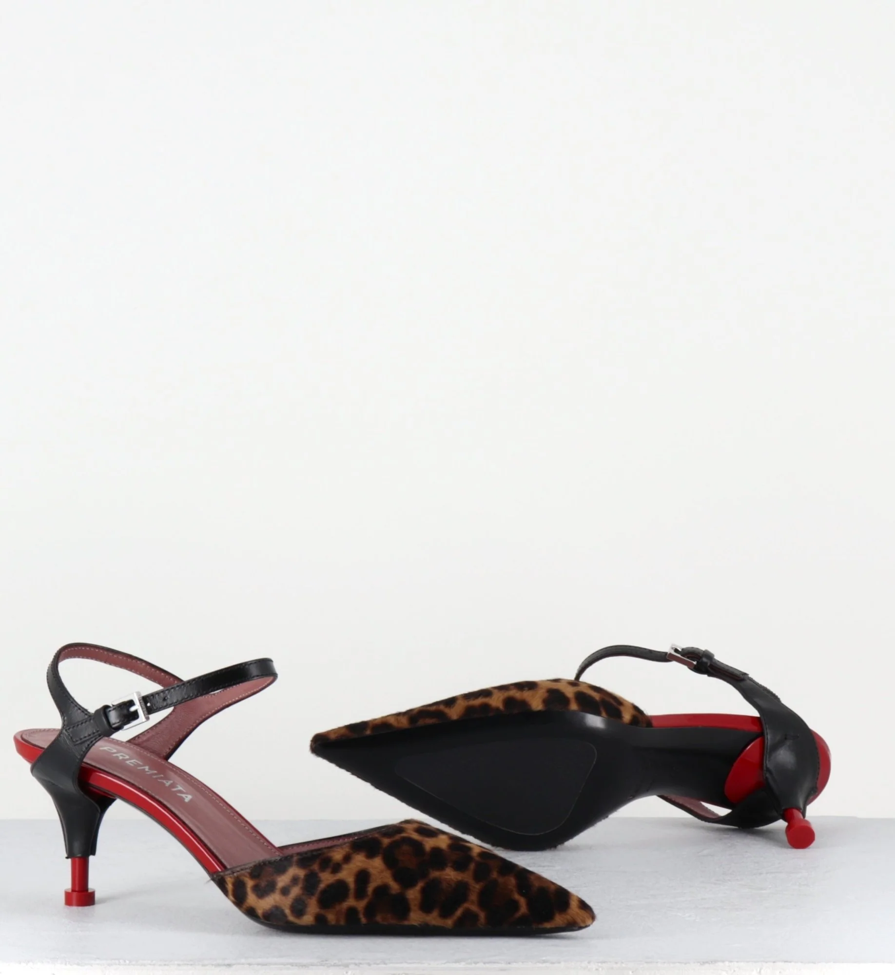 Escarpins bout pointu petit talon pony leopard - M7013 LEO MIELE – Image 8