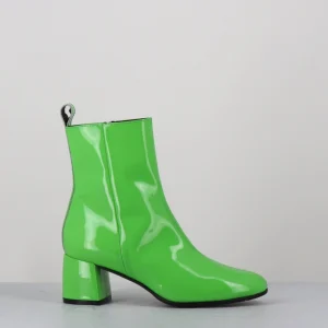Boots 60s en cuir vernis vert - SAMUI4 VERNICE VERDE