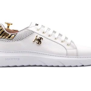 Baskets en cuir imprimées