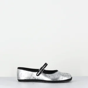 Tabi Mary-Jane métallisé argent - TABI MJ NESS SILVER