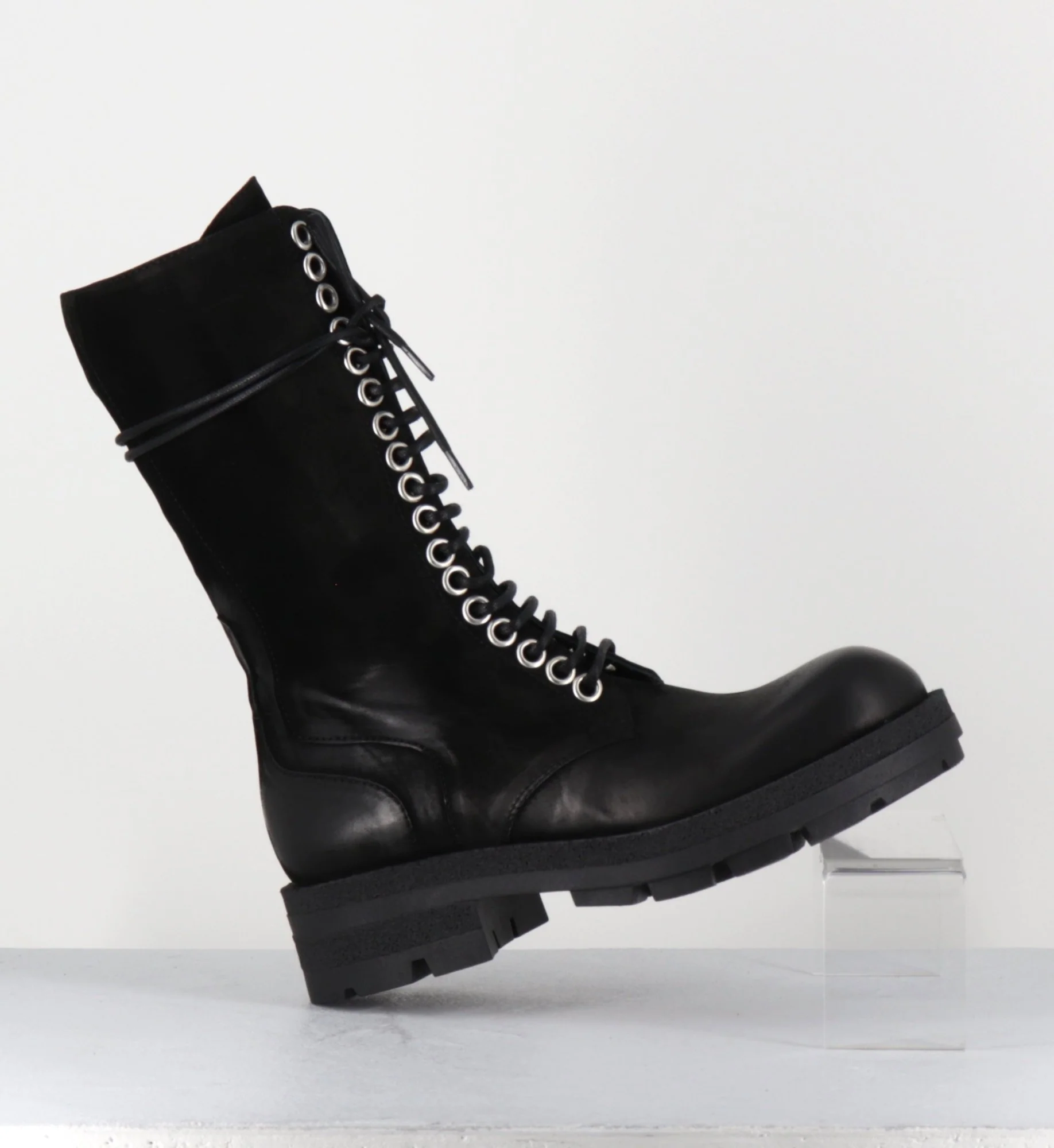 Rangers hautes nubuck noir - BRAND KATHY NERO – Image 5