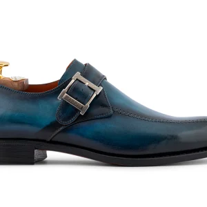 Monofbbbia en cuir peint à la main avec couture à la main