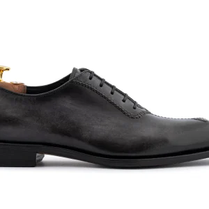 Richelieus en cuir peints à la main