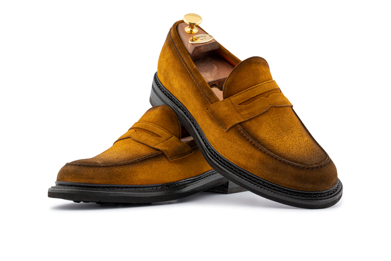 Mocassin en daim teinté à la main – Image 2