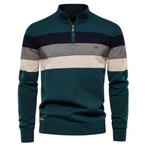 Pull Zippé Homme Raffiné - Valentin