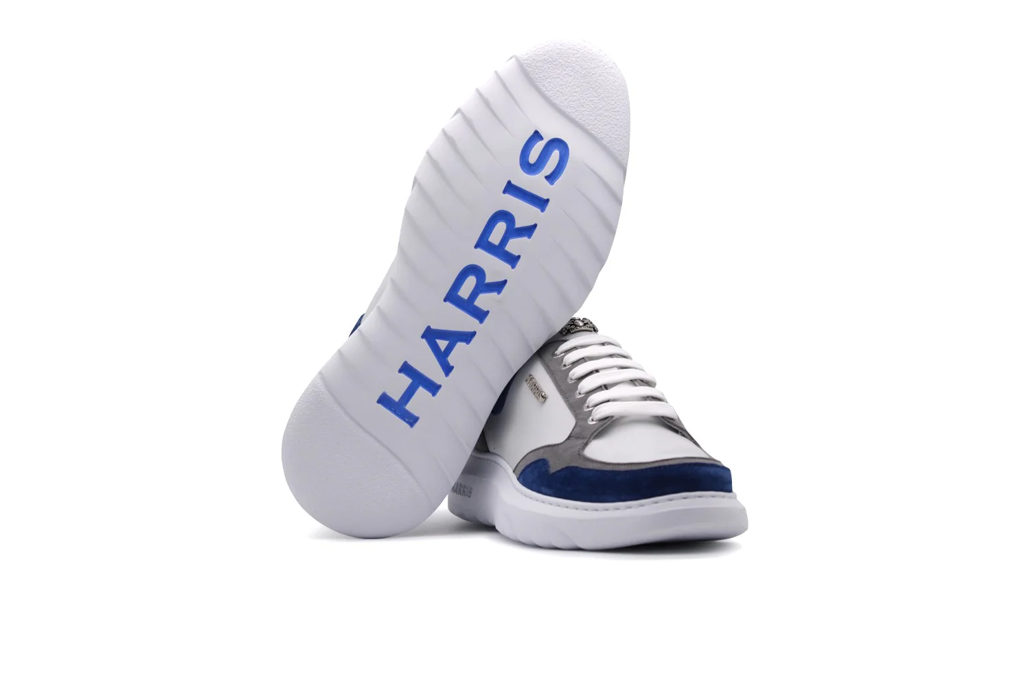 Baskets en cuir et en daim – Image 2