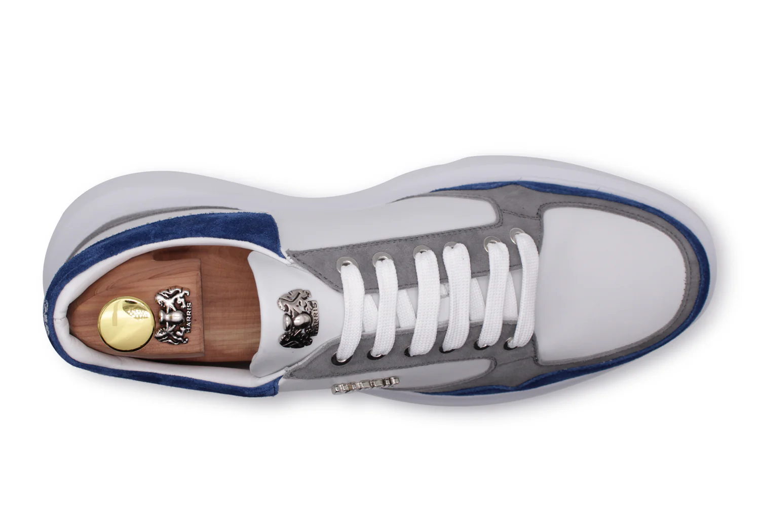 Baskets en cuir et en daim – Image 3