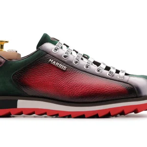 Baskets en cuir Alce and Suede Effect