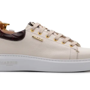 Baskets en cuir souple