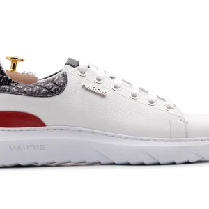 Baskets en cuir imprimé