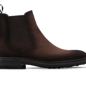 Bottine en daim Testa di Moro avec élastique