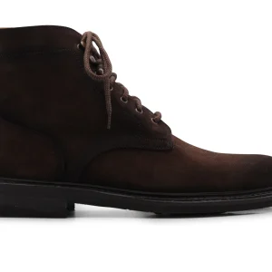 Bottine en daim lisse Testa di Moro