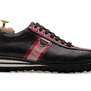 Baskets en python rouge édition limitée