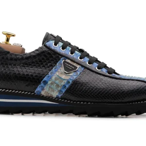 Baskets en python édition limitée Bleu